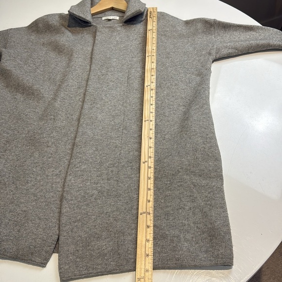 Anthropologie Little Lies Grey Open Cardigan/Coatigan Size S/M - Picture 7 of 8